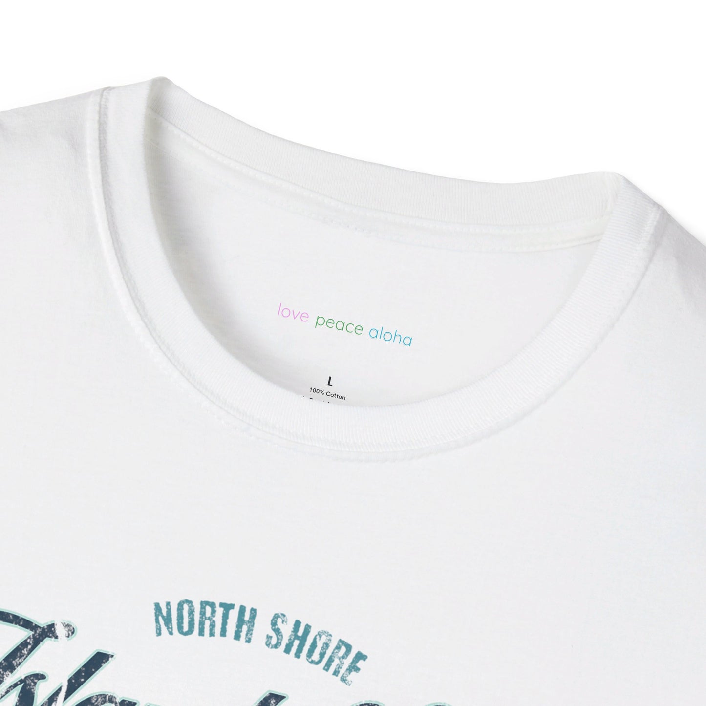 Island Love Hawaiian Design T-Shirt in unisex sizes comfy Cotton Tee