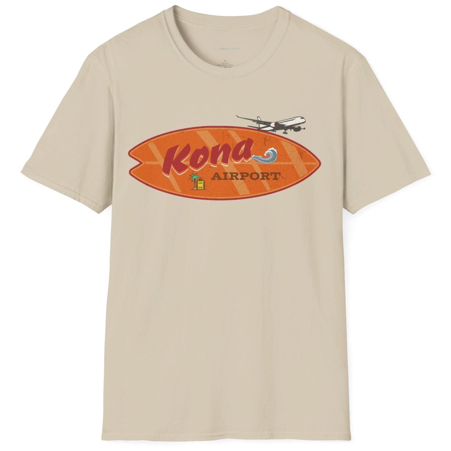 Kona retro style Airport T-Shirt unisex
