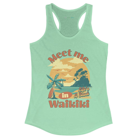 Waikiki Tank Top Racerback Mint