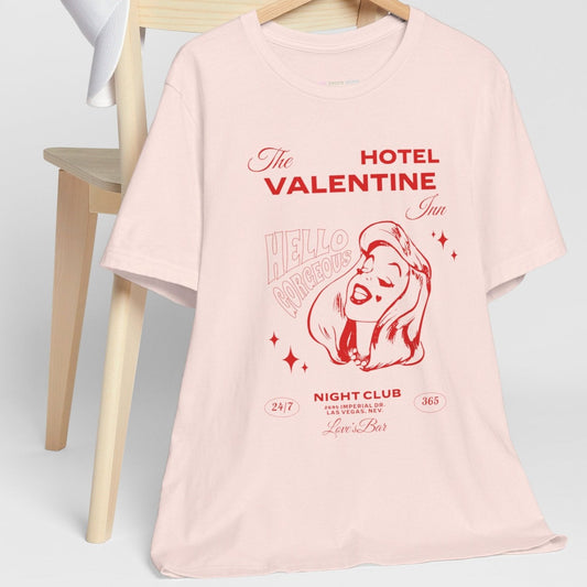 Valentine Retro Pin Up T-Shirt soft Pink